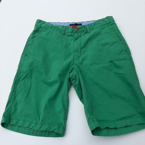 tommy hilfiger green shorts